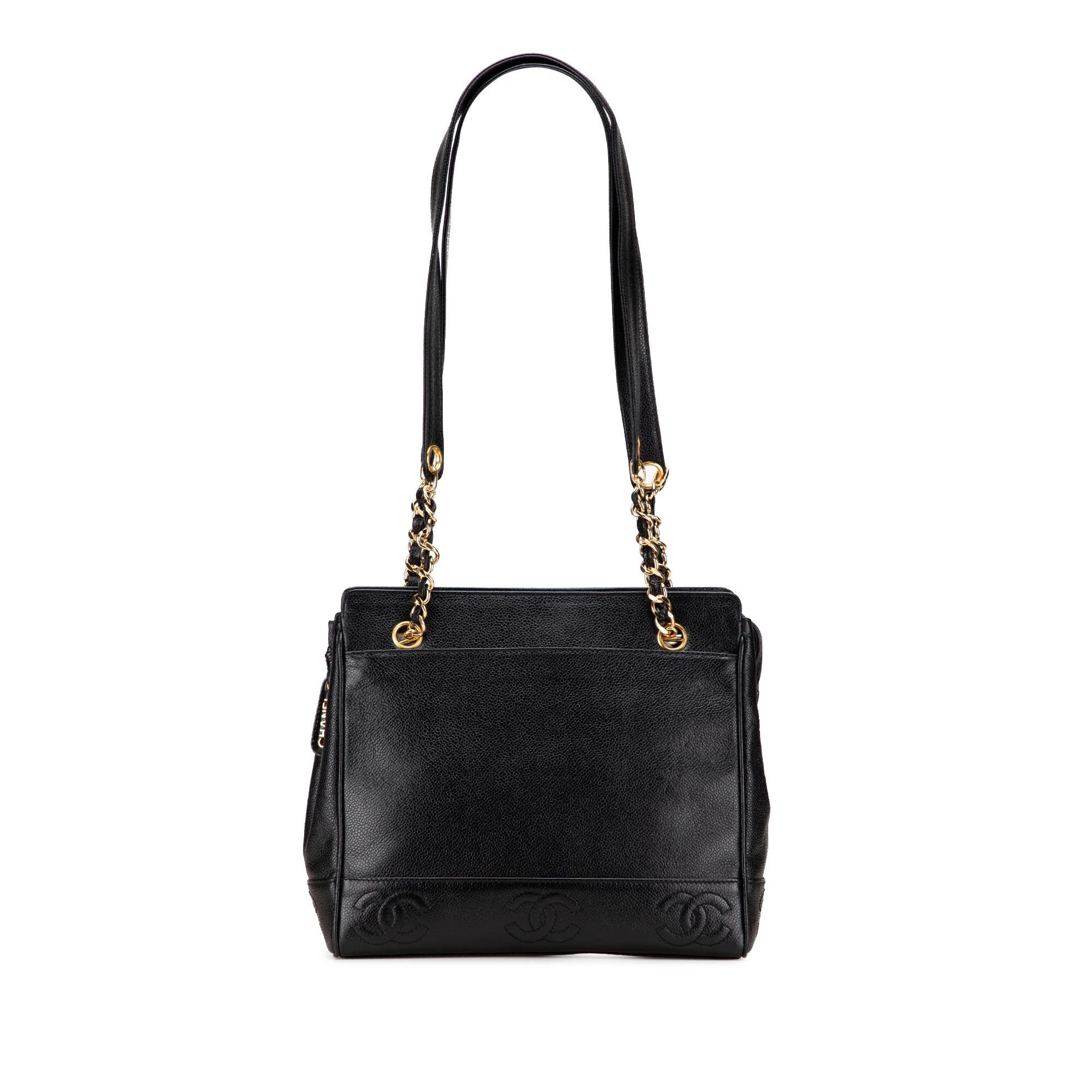 Leather tote