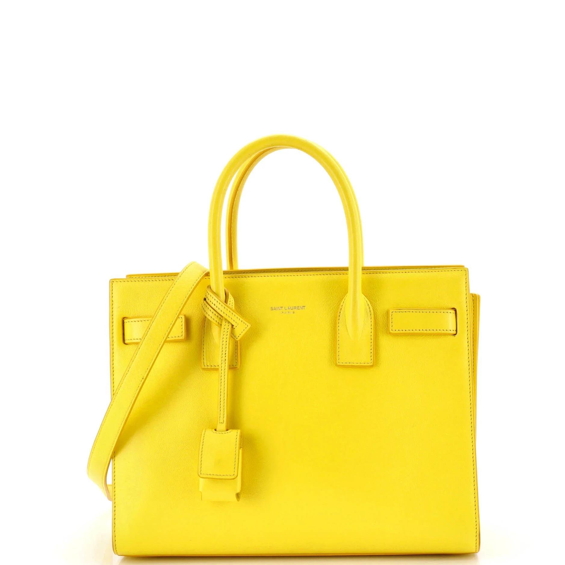 Leather tote