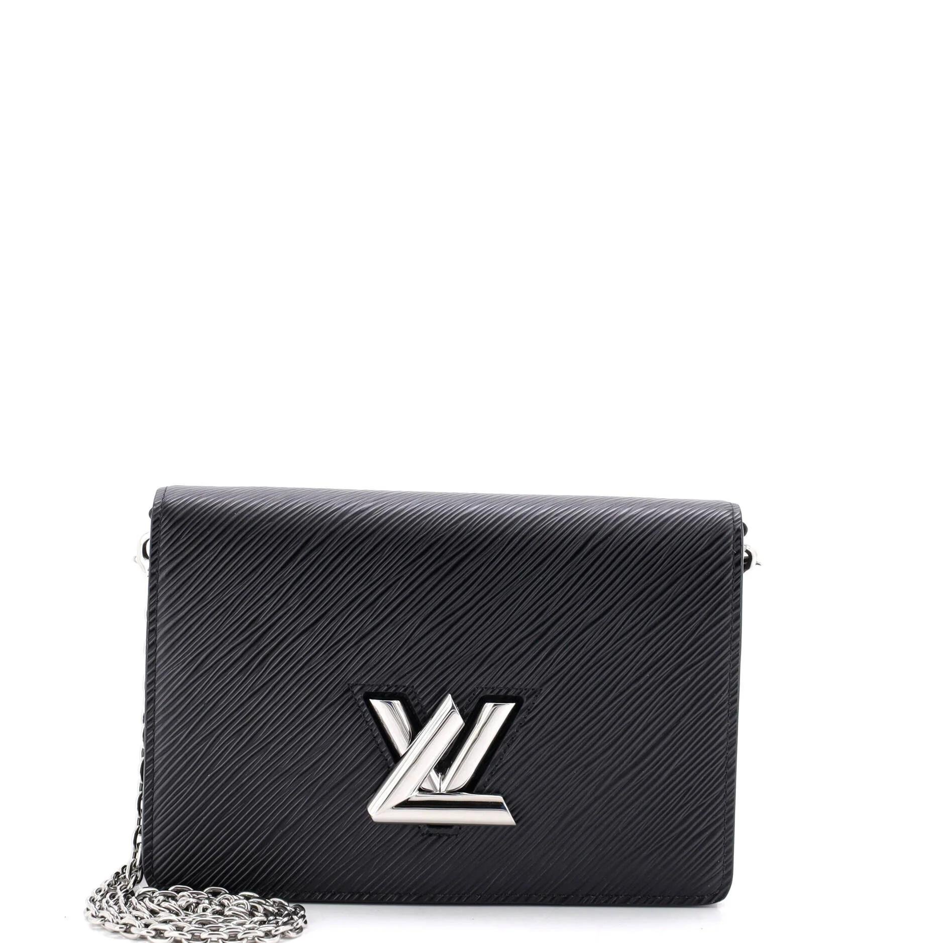 Twist Belt Wallet On Chain leather crossbody bag