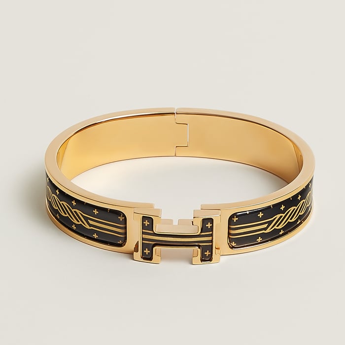 Clic H Quadrige Au Fil Bracelet