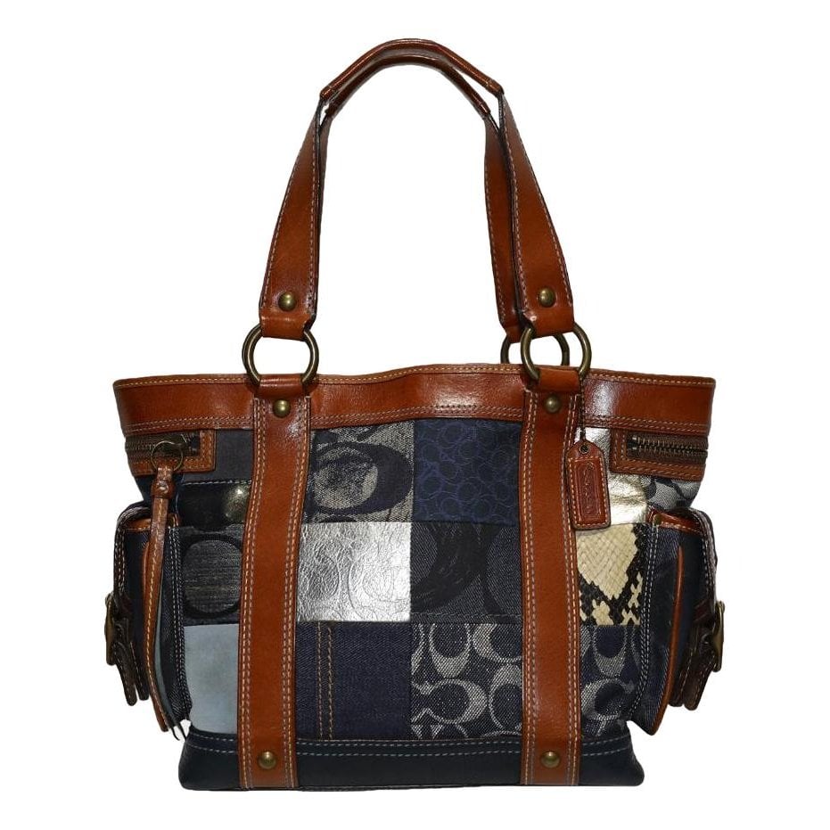 Leather tote