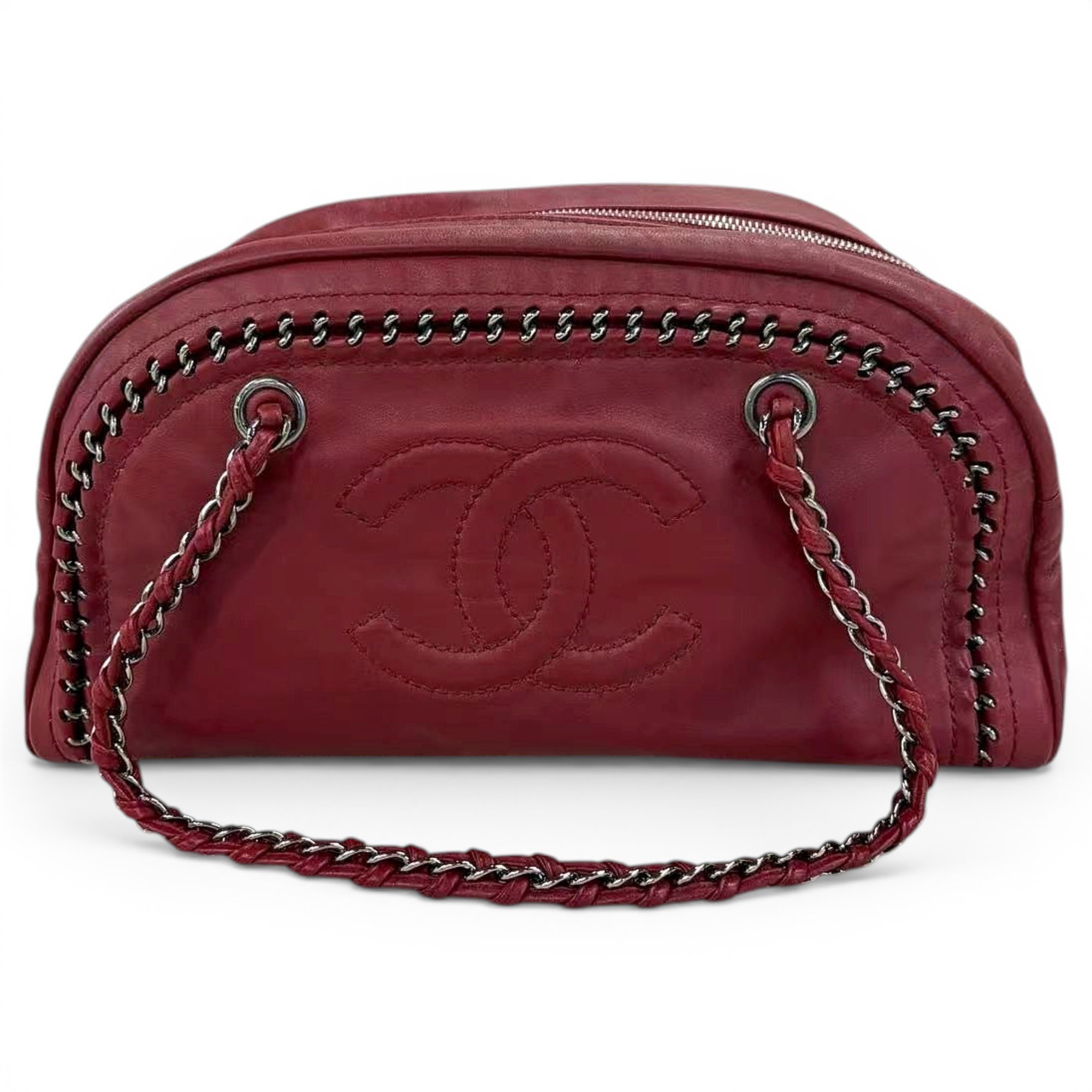 Leather handbag