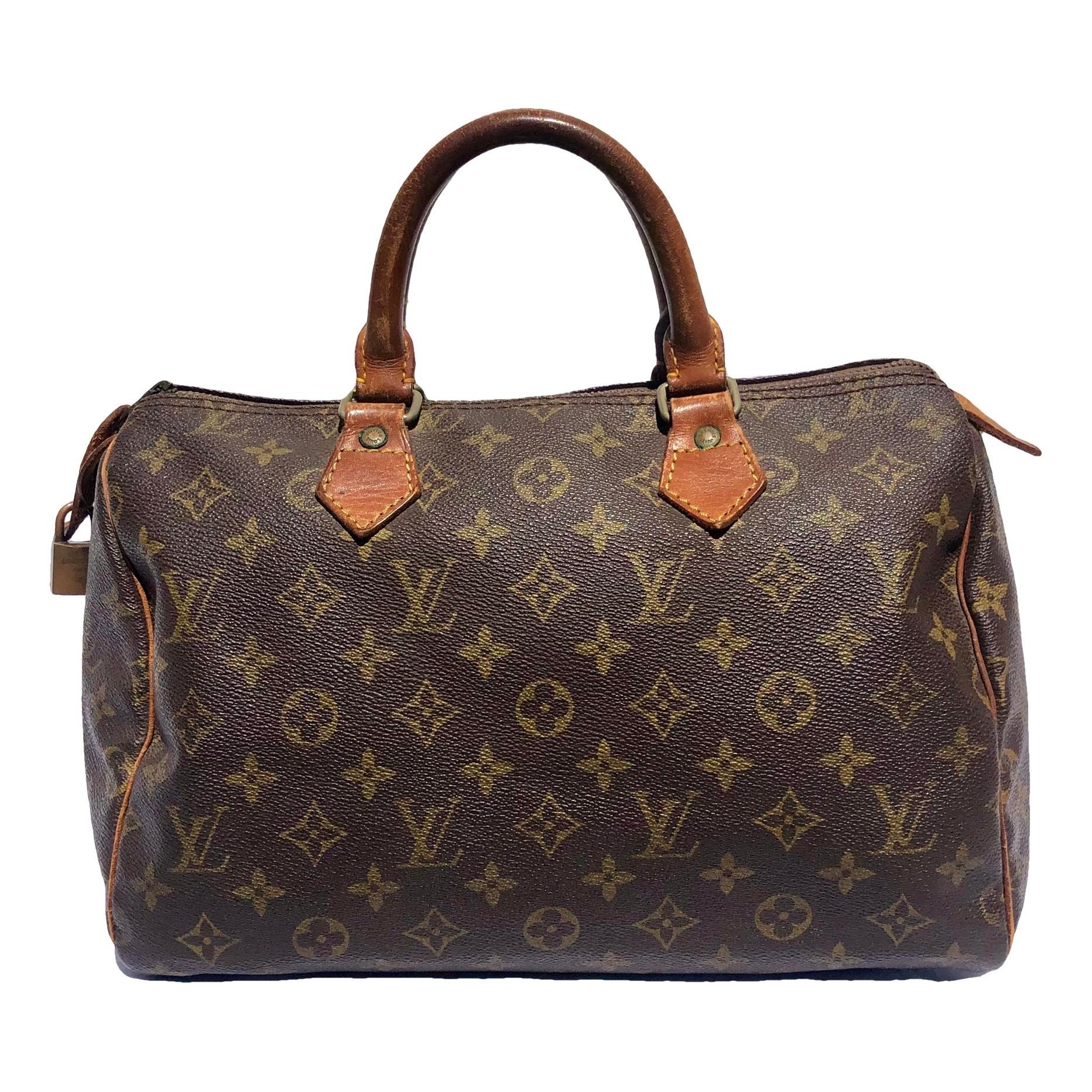 Speedy leather handbag