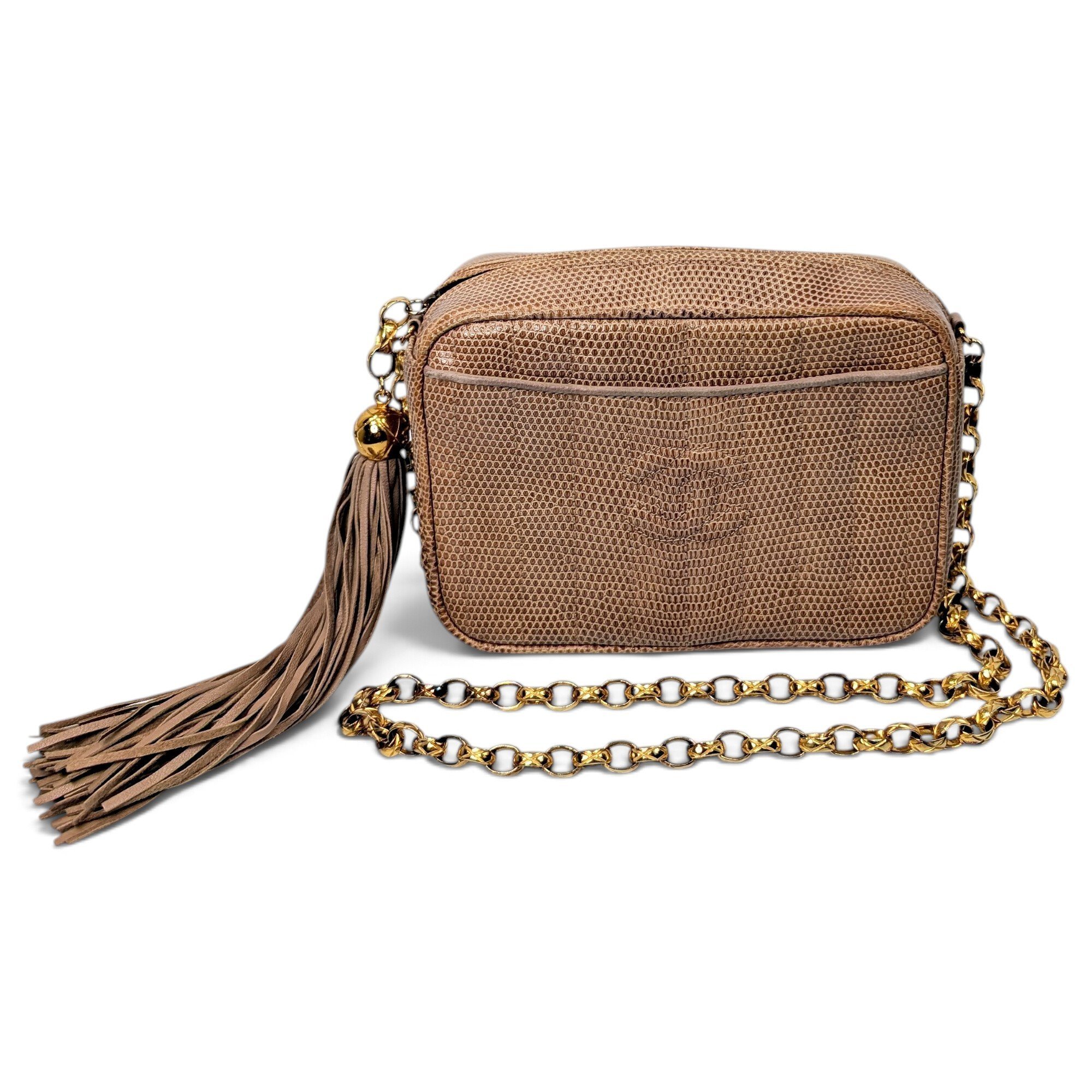 Lizard crossbody bag