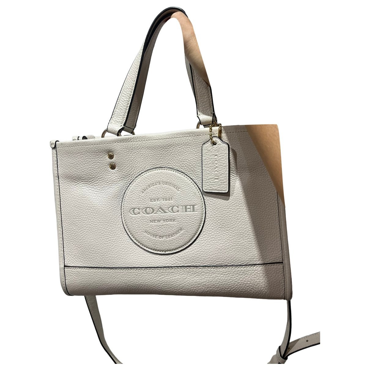 CITY ZIP TOTE leather handbag