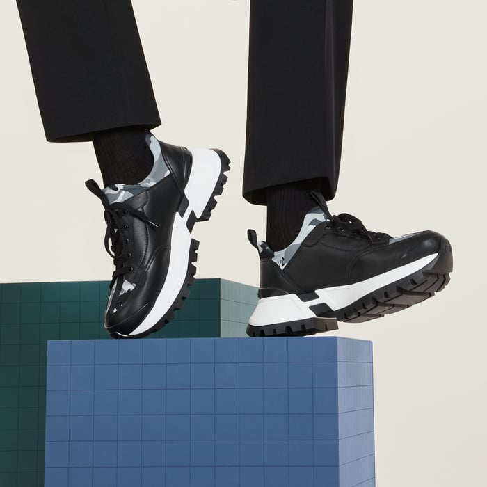 Multicolore Anthracite Jumpy Sneaker