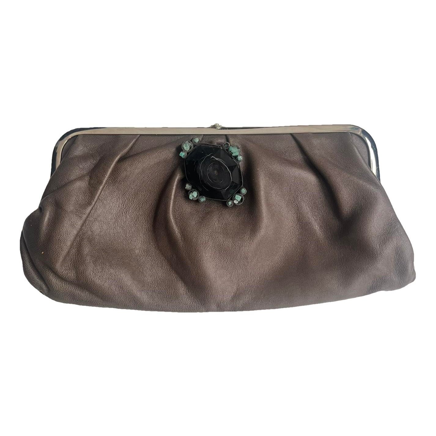 Marni Leather clutch bag
