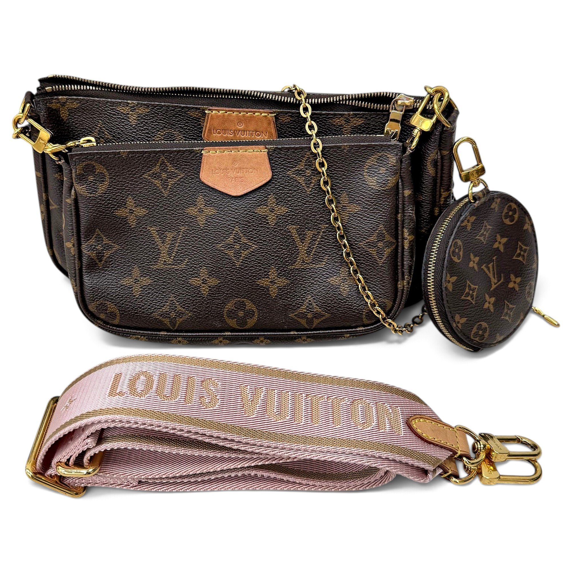 Multi Pochette Accessoires leather handbag