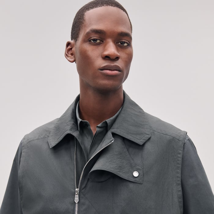 Orage Jacket With Flap Collar