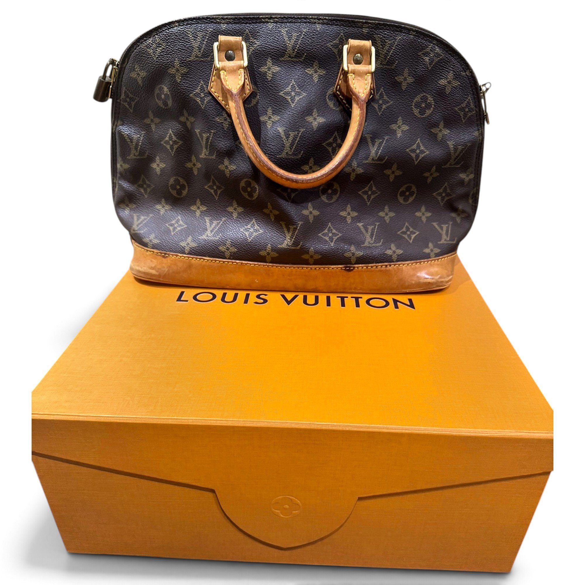 Alma leather handbag