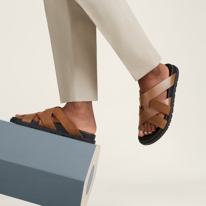 Brun Fumé Kazimir Sandal