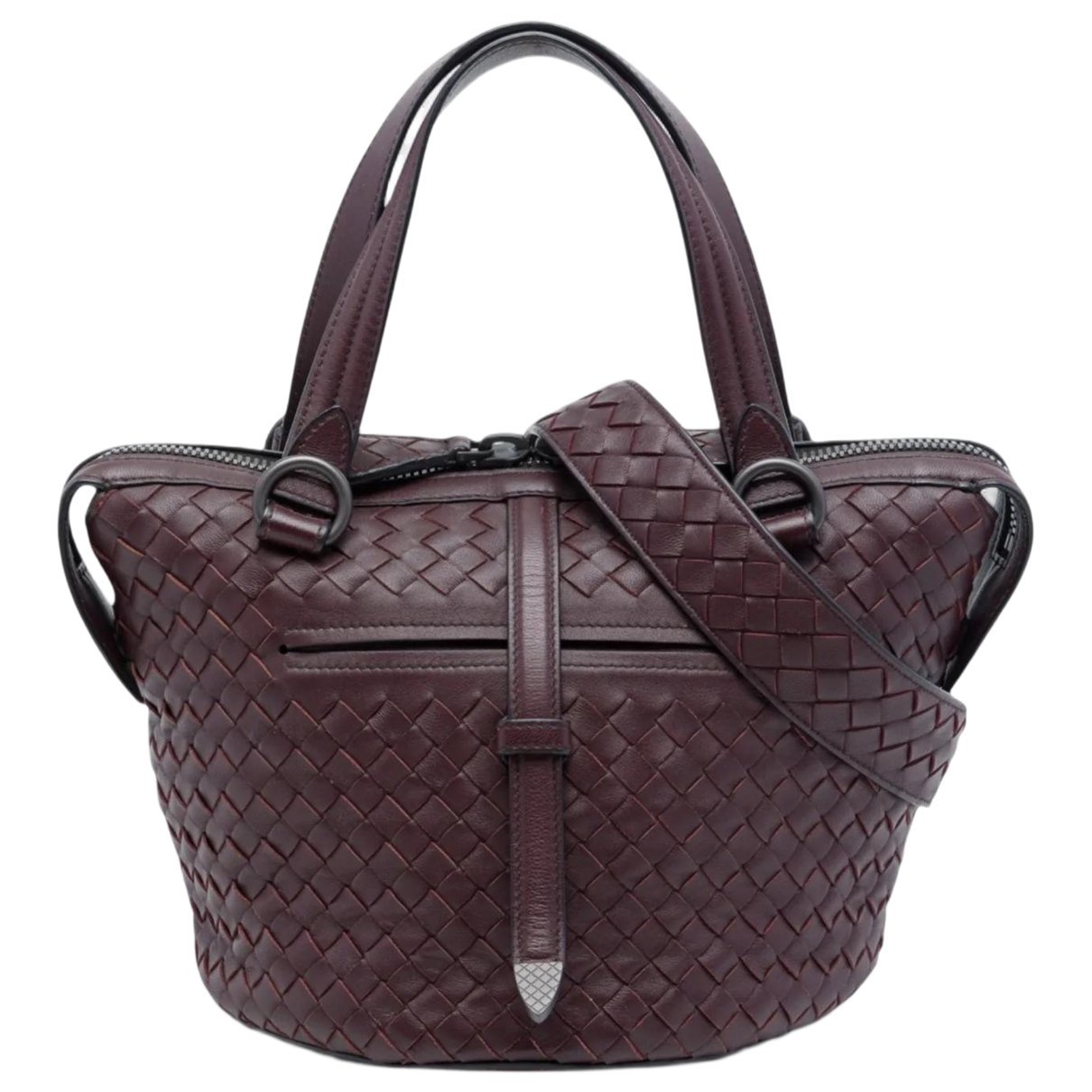Tambura leather satchel