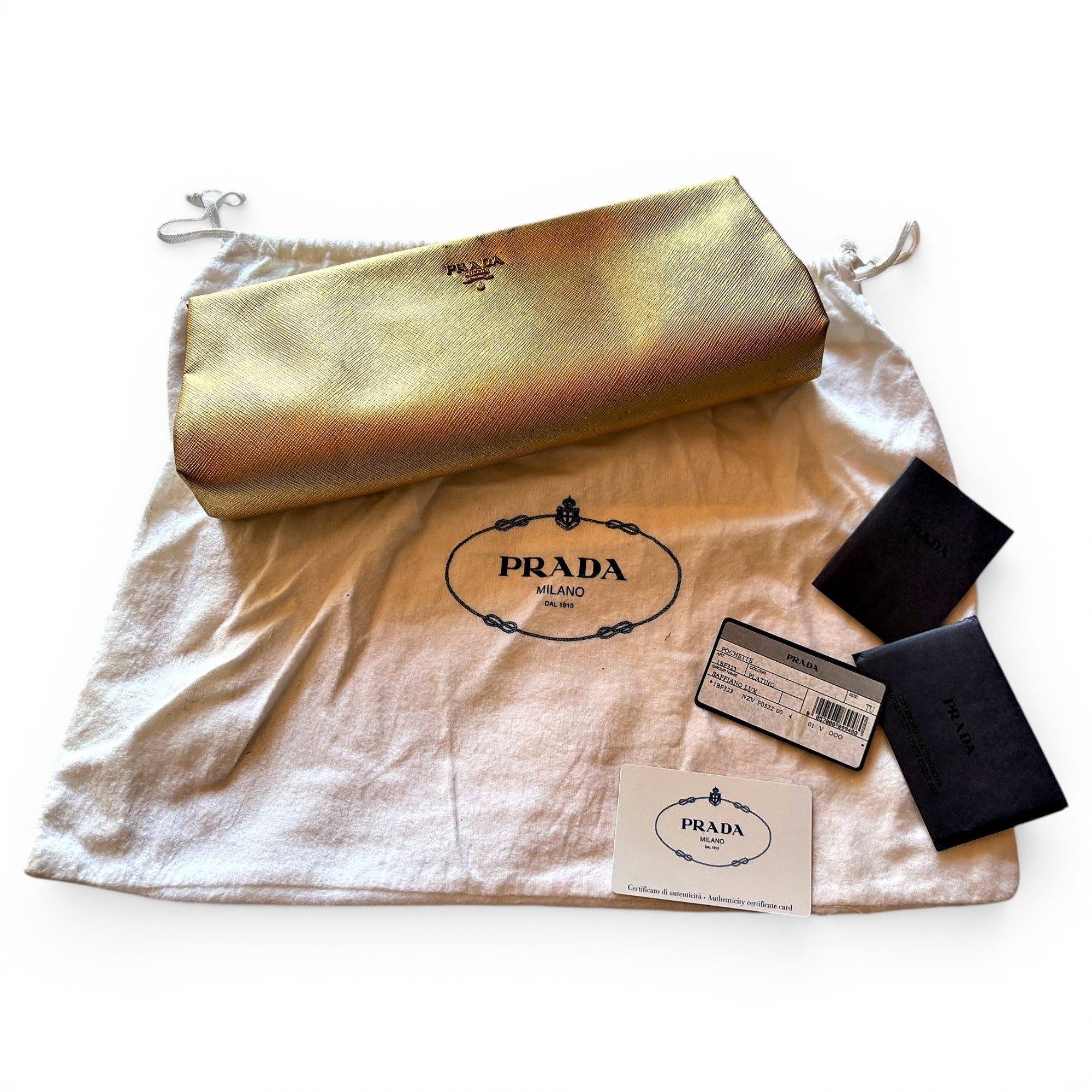 Prada Leather clutch bag