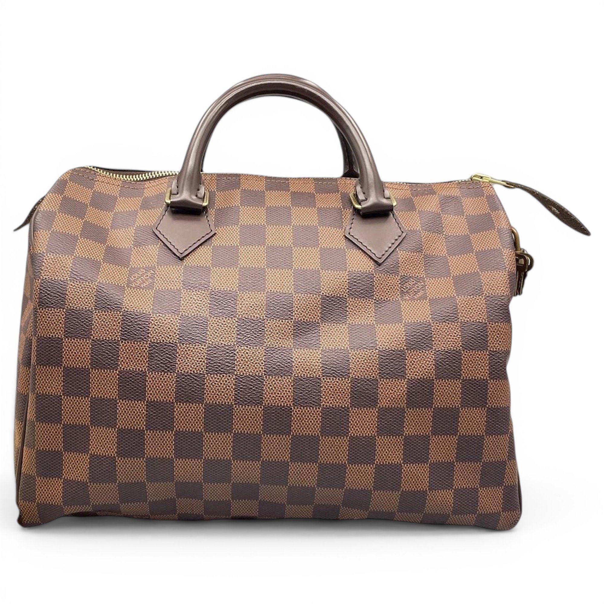 Speedy leather handbag