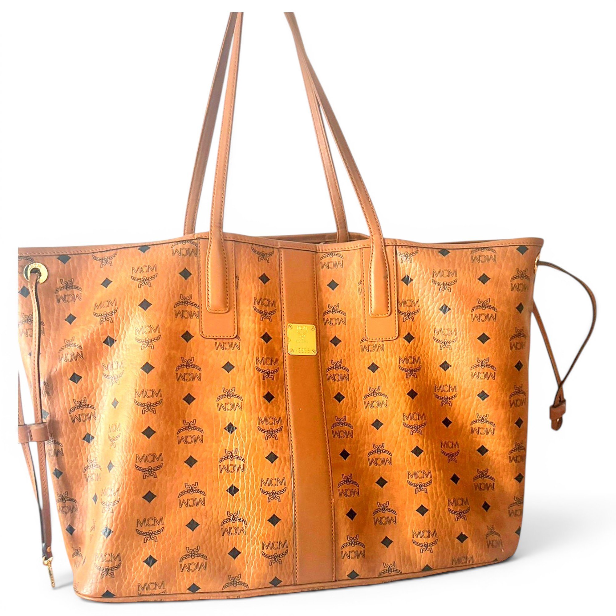 Leather tote