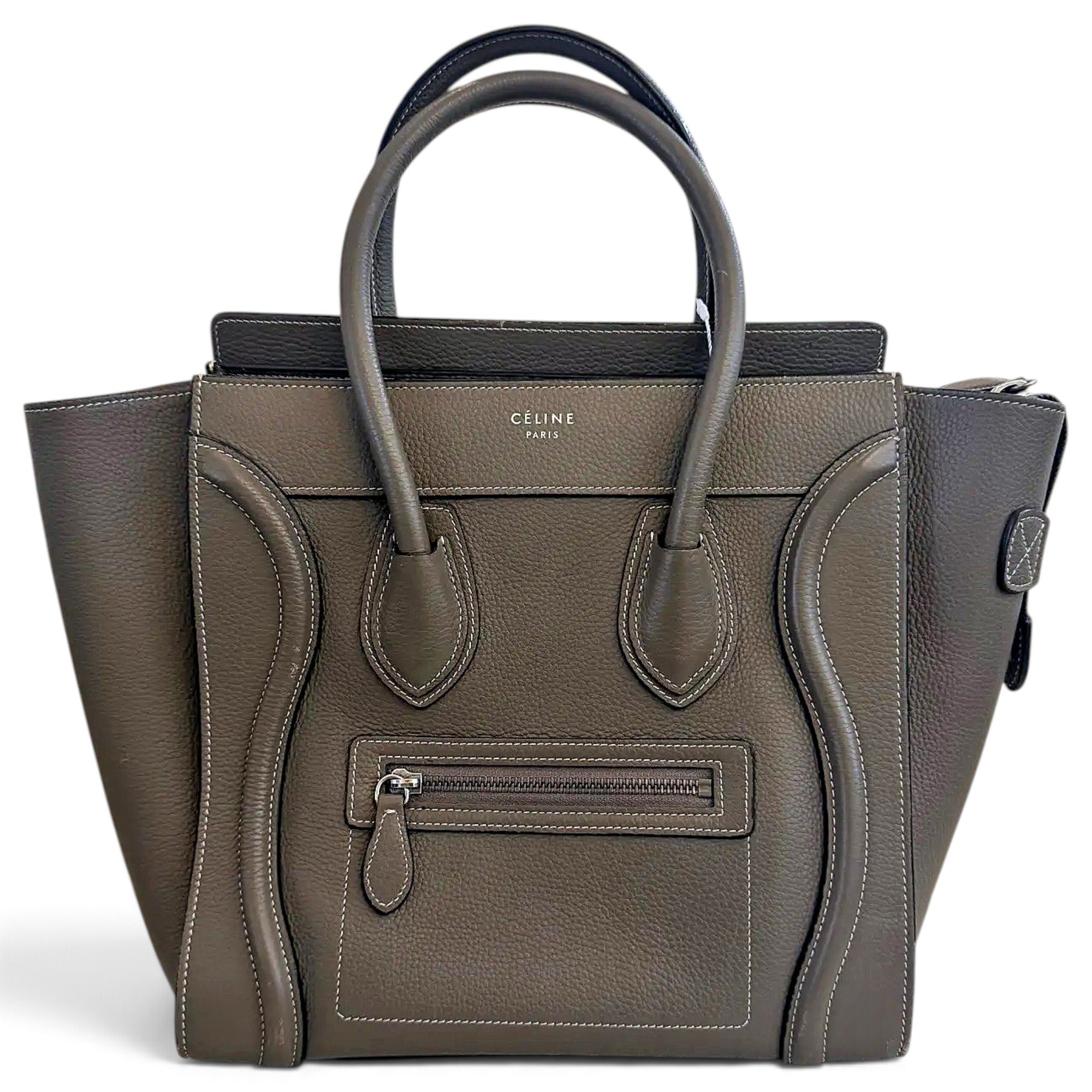 Luggage leather handbag