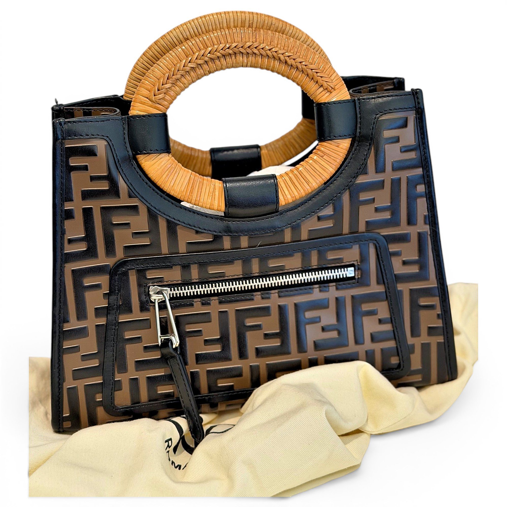 Runaway Shopping leather tote