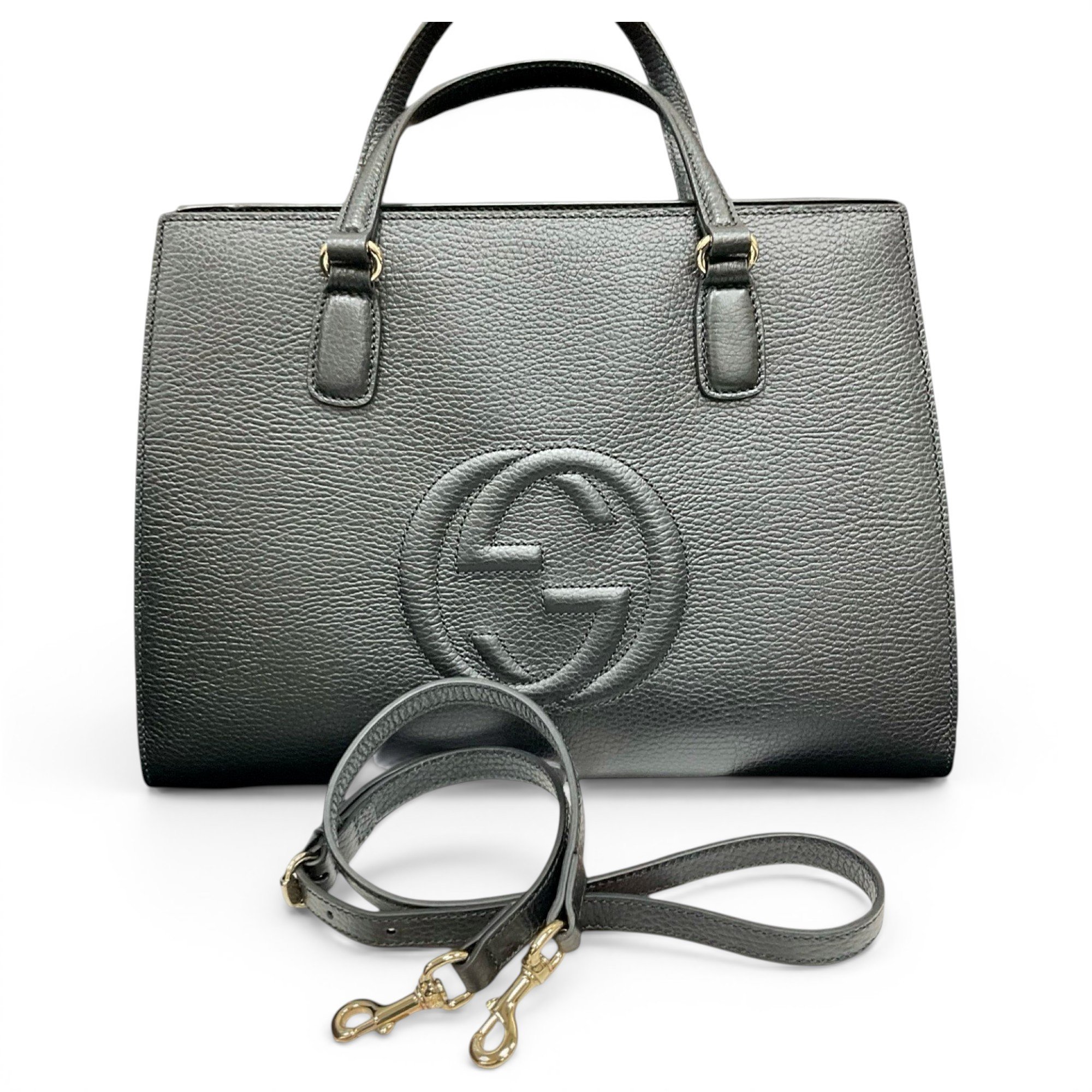 Leather handbag