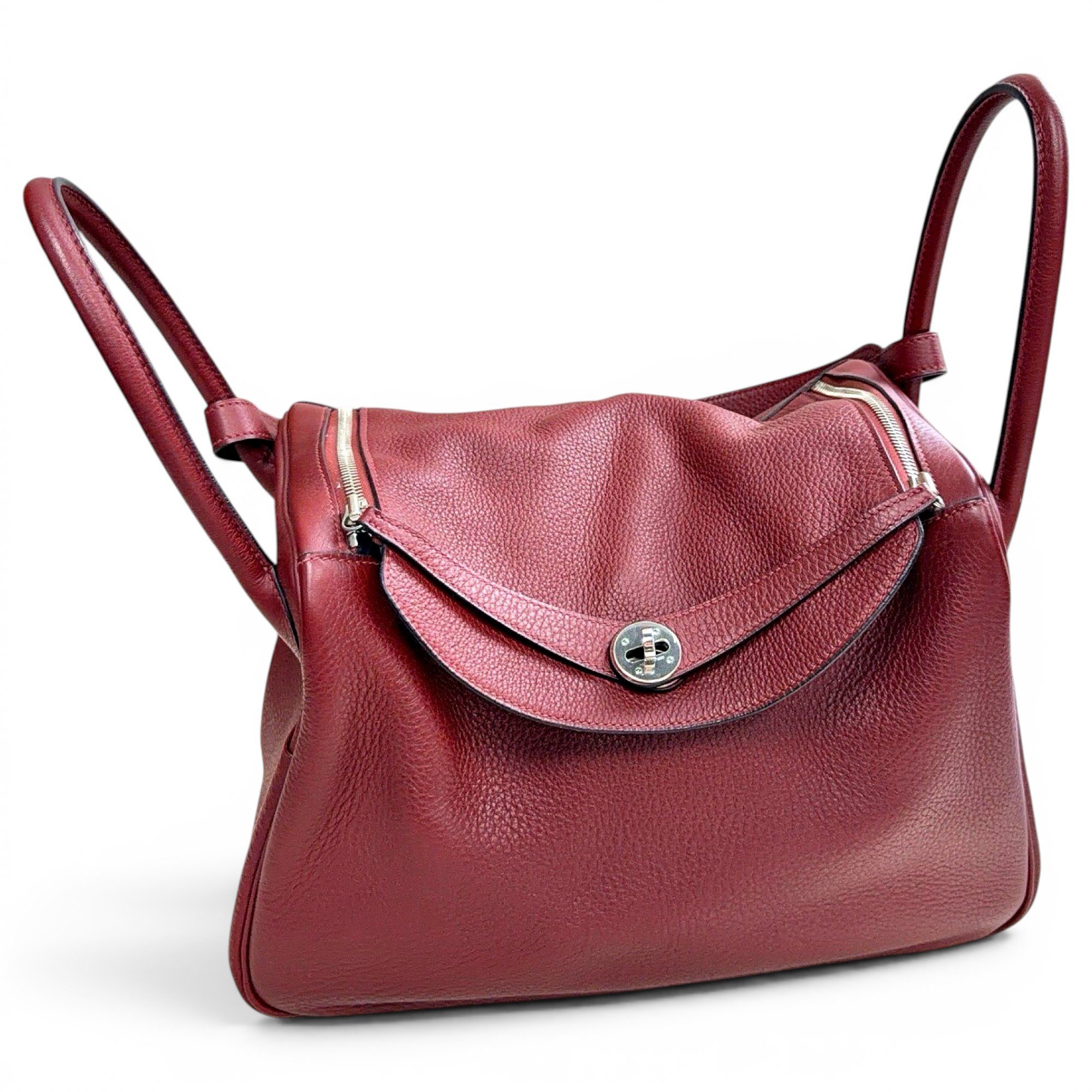 Lindy leather handbag