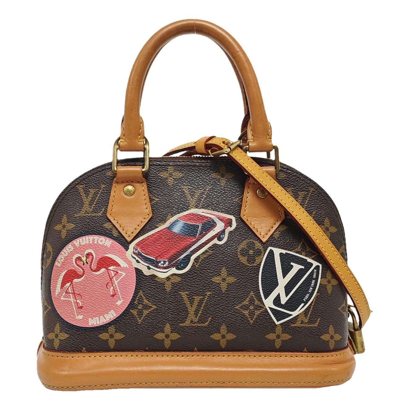 Alma leather handbag
