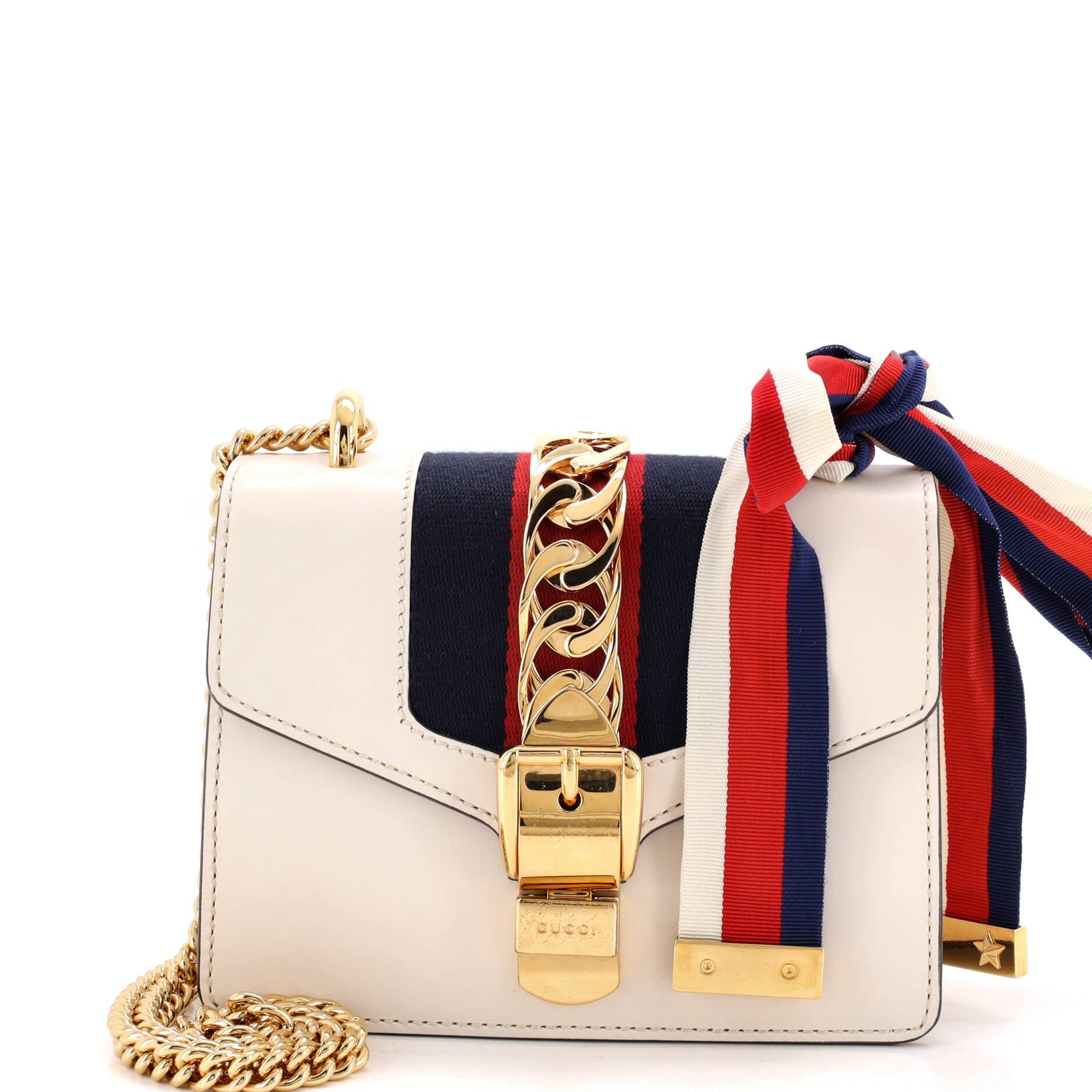 Sylvie Chain Shoulder Bag Leather Mini