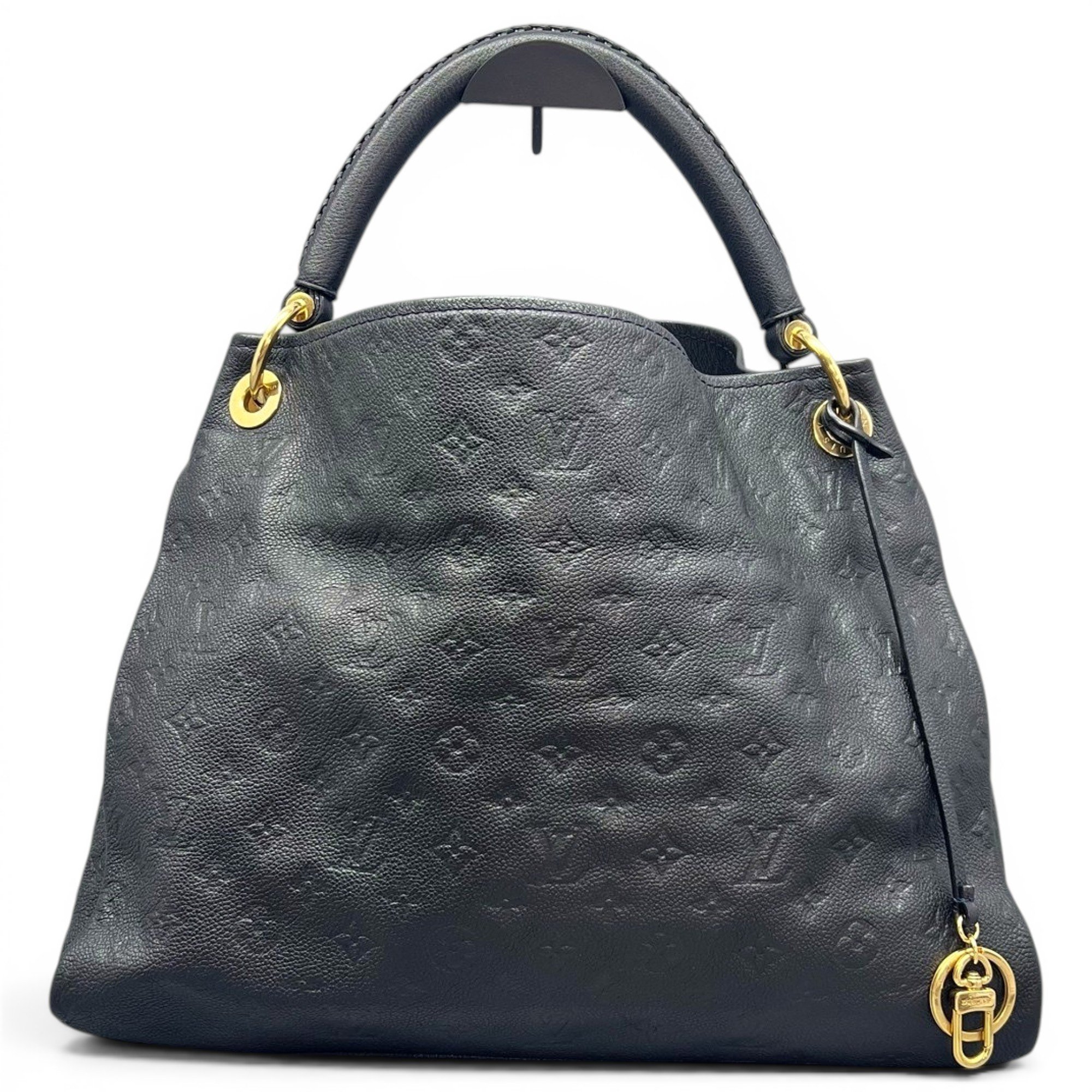 Artsy leather handbag