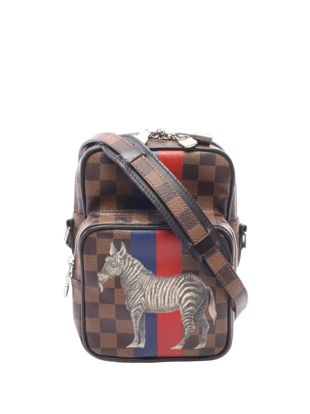 2016 Savannah Chapman Brothers Damier Ebene Amazone crossbody bag