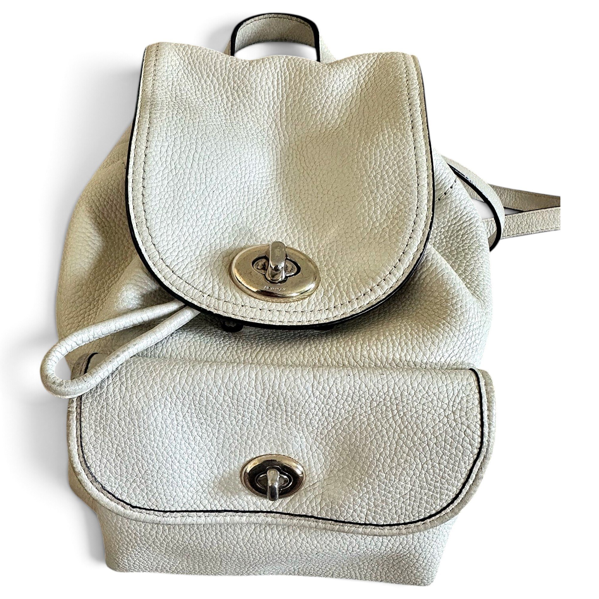 Leather backpack