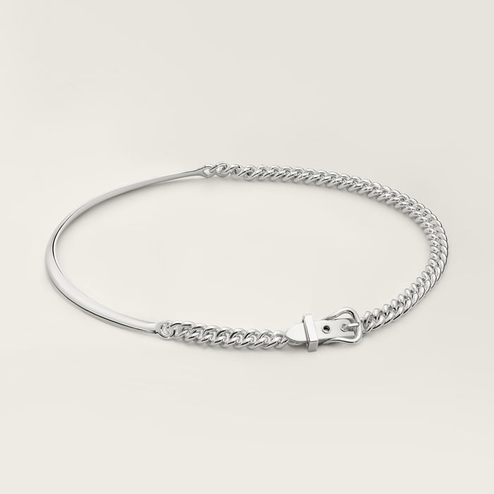 Sans Coloris Boucle Sellier Inflexible Necklace, Small Model