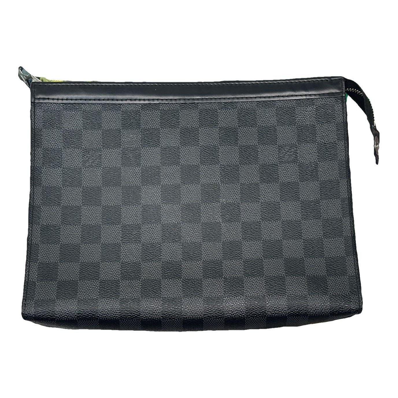 Patent leather clutch bag