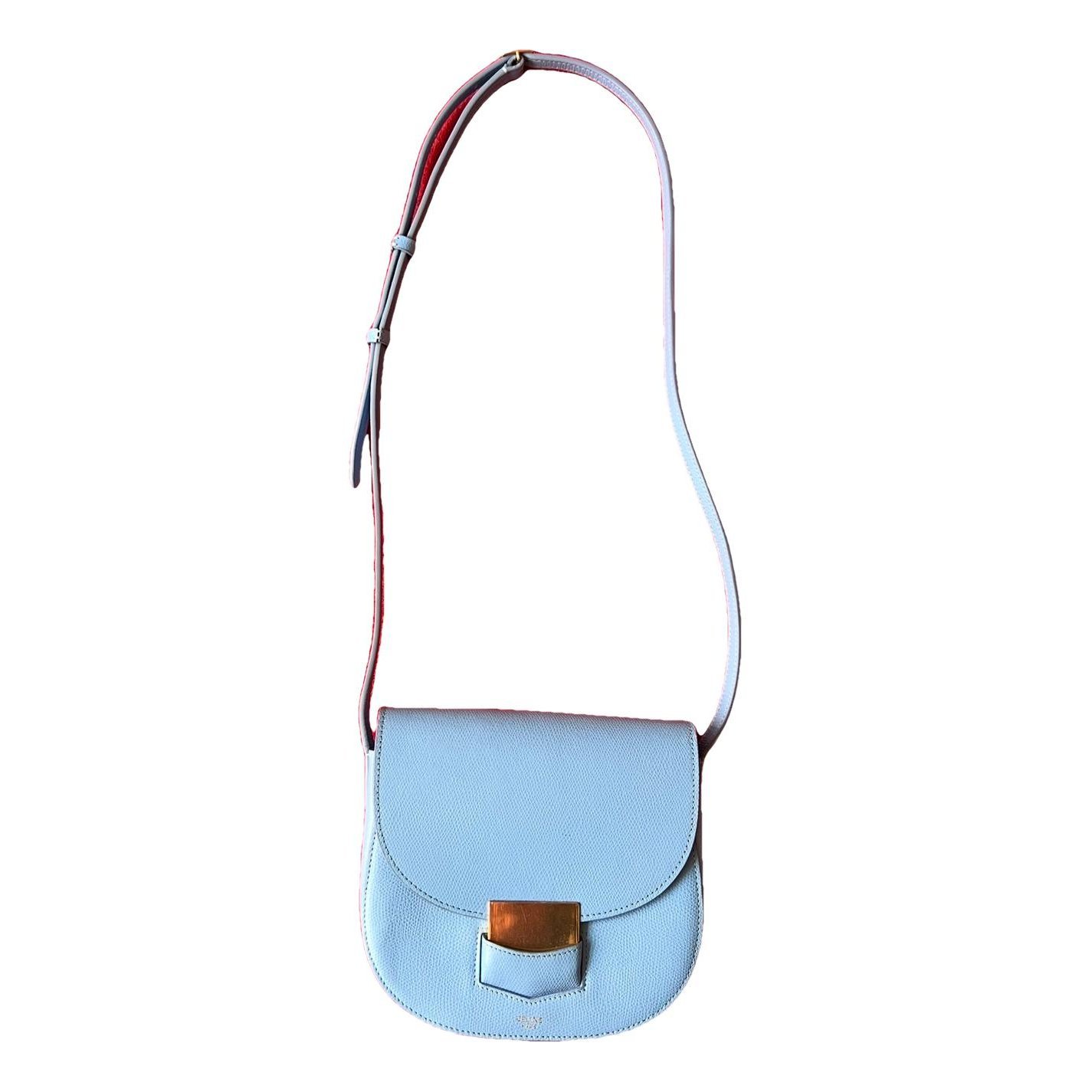 Trotteur leather crossbody bag