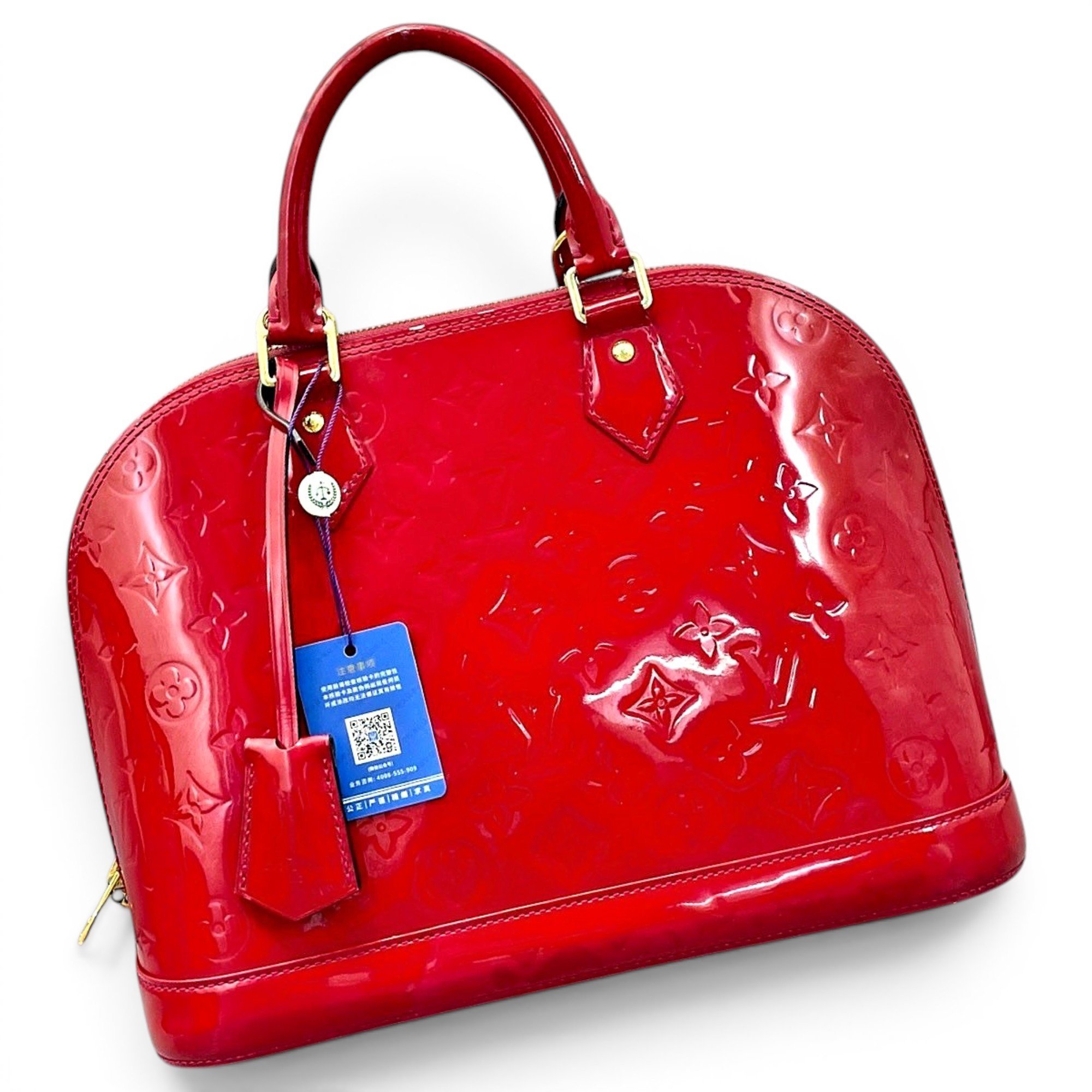 Alma leather handbag