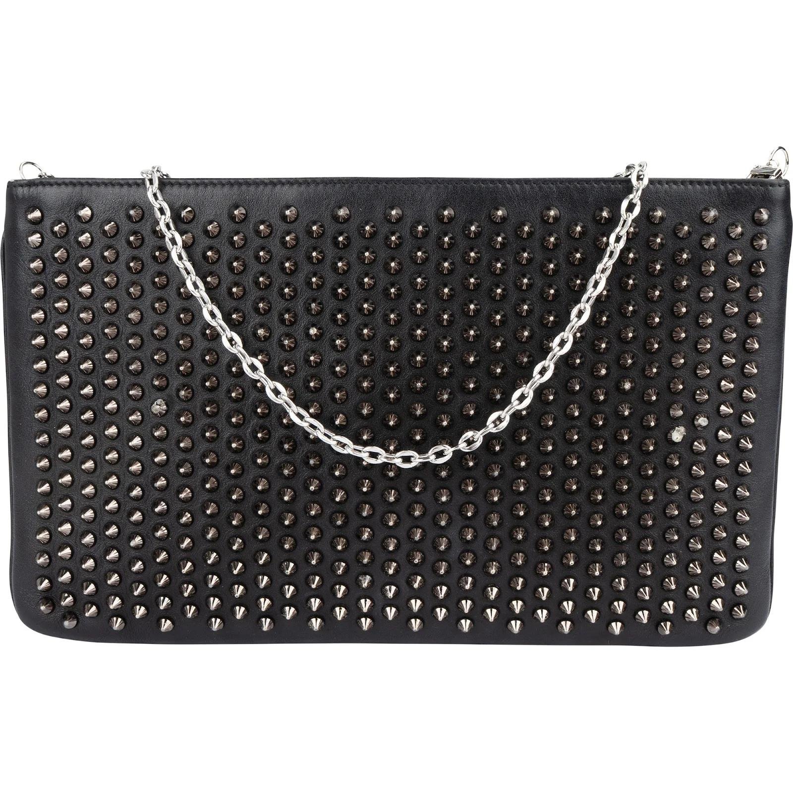 Loubiposh leather crossbody bag