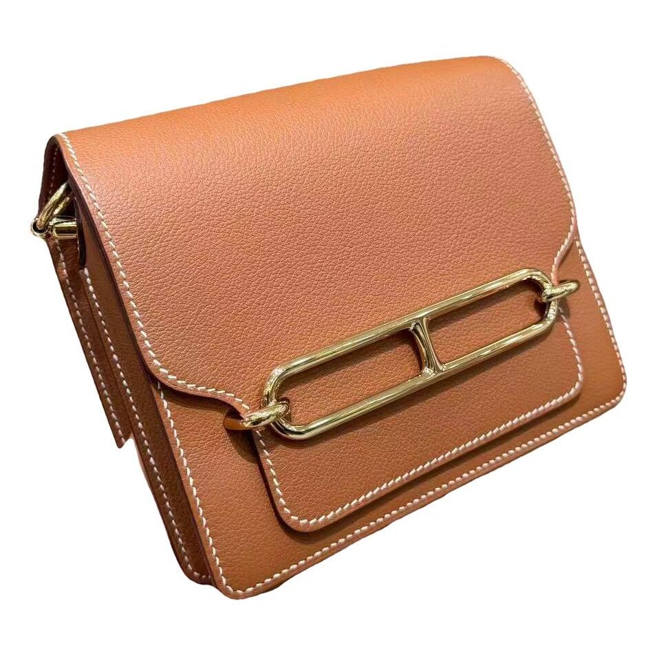 Hermes Roulis Mini Handbag Evercolor Leather