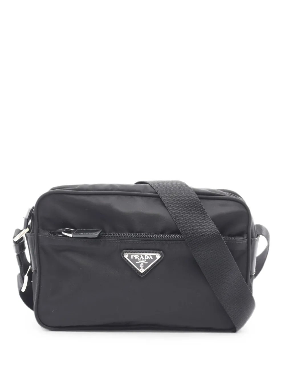 2010s triangle-logo shoulder bag