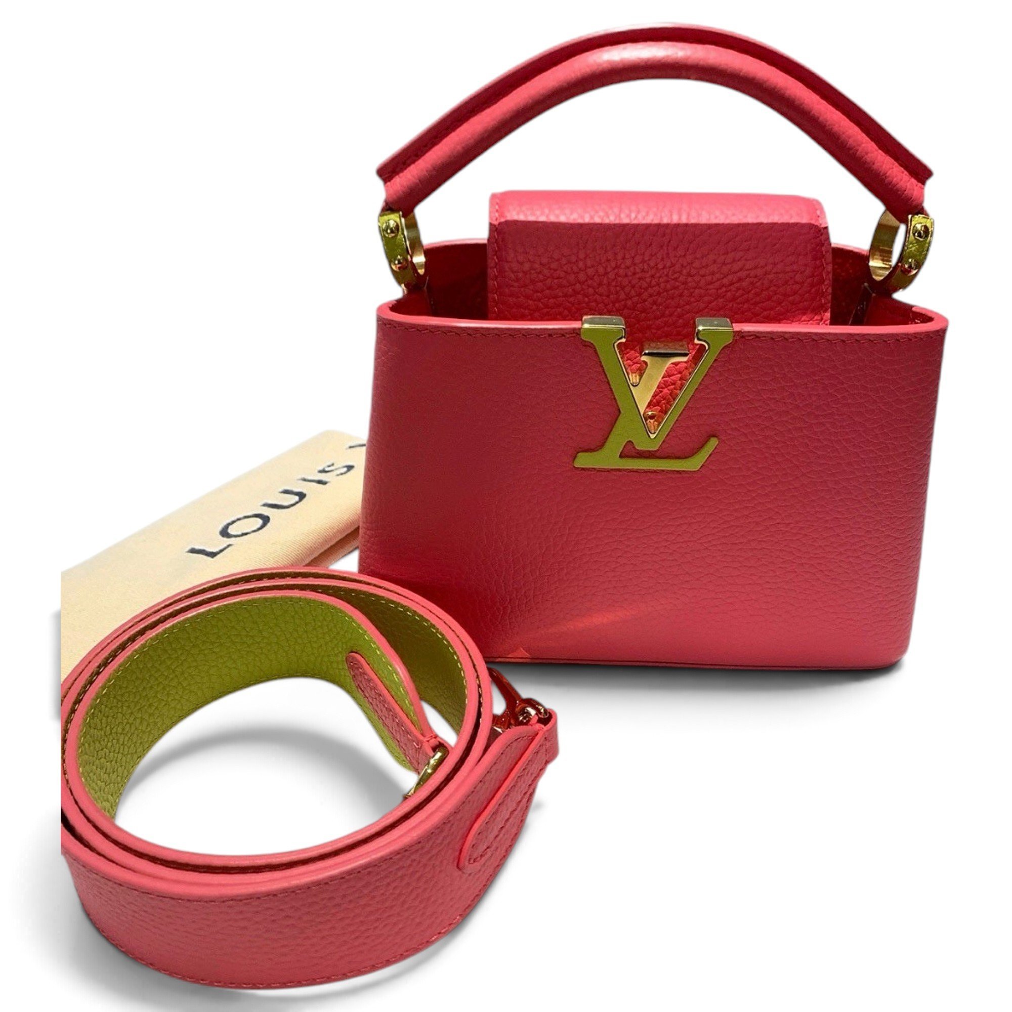 Capucines leather handbag