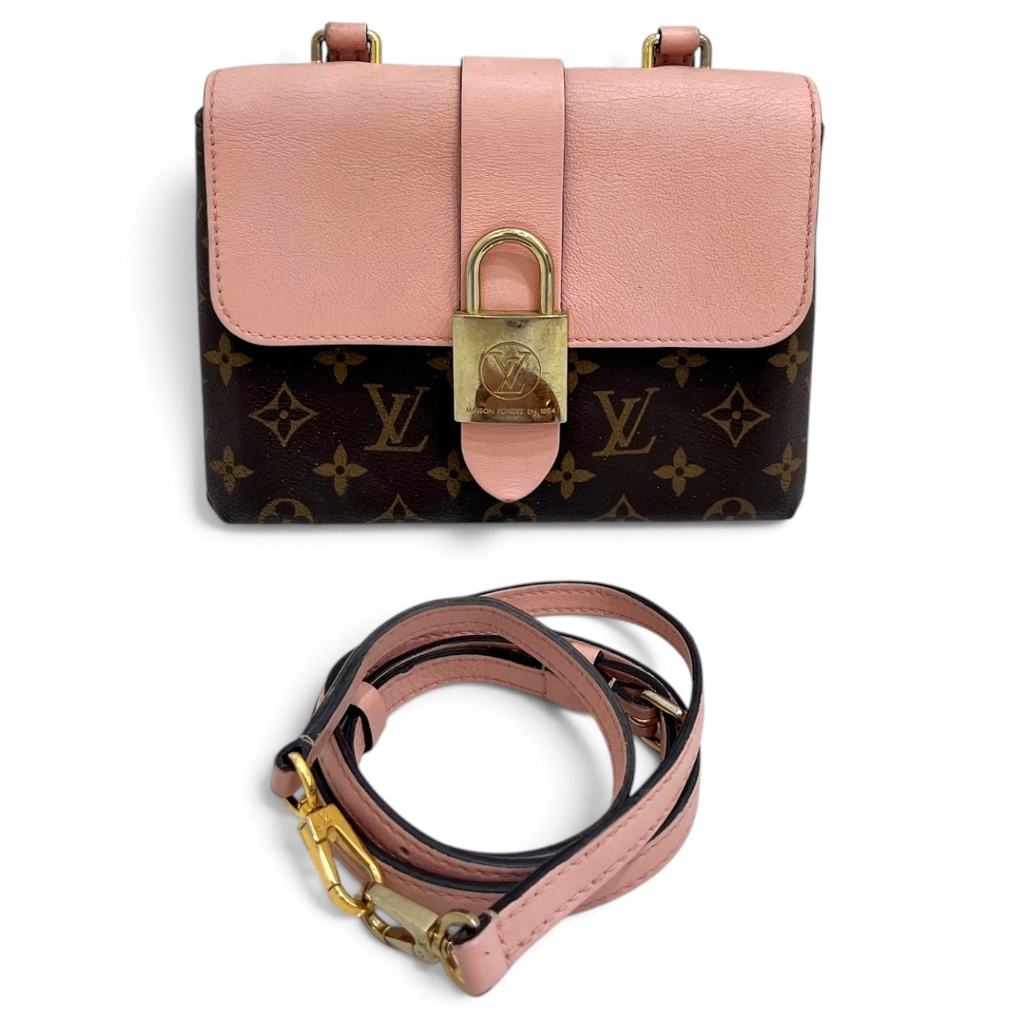 Louis Vuitton Locky BB leather handbag