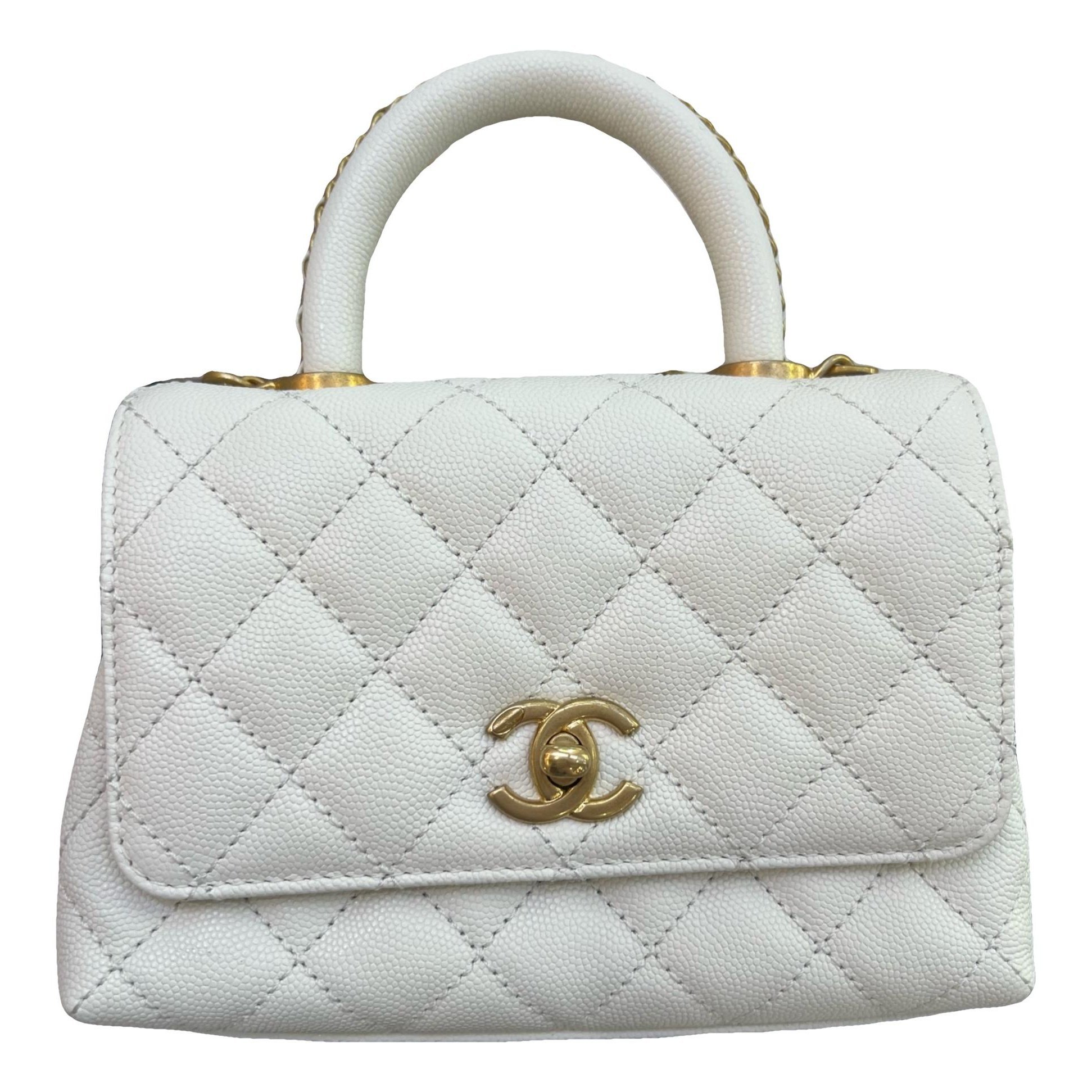 Coco Handle leather handbag