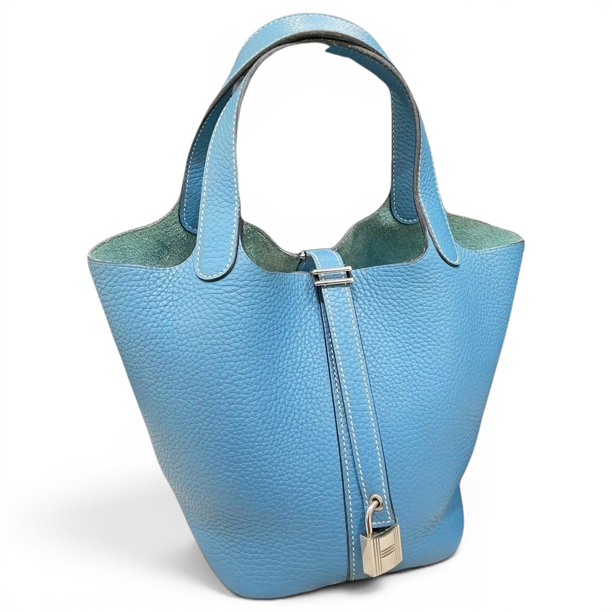 Picotin leather handbag