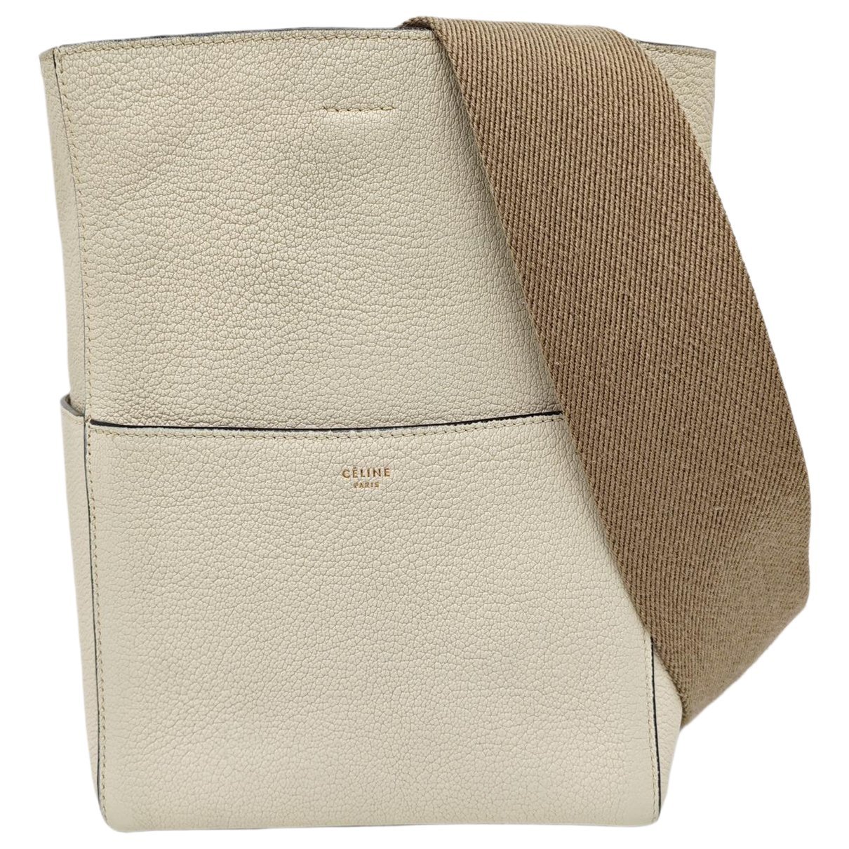 Seau Sangle leather handbag