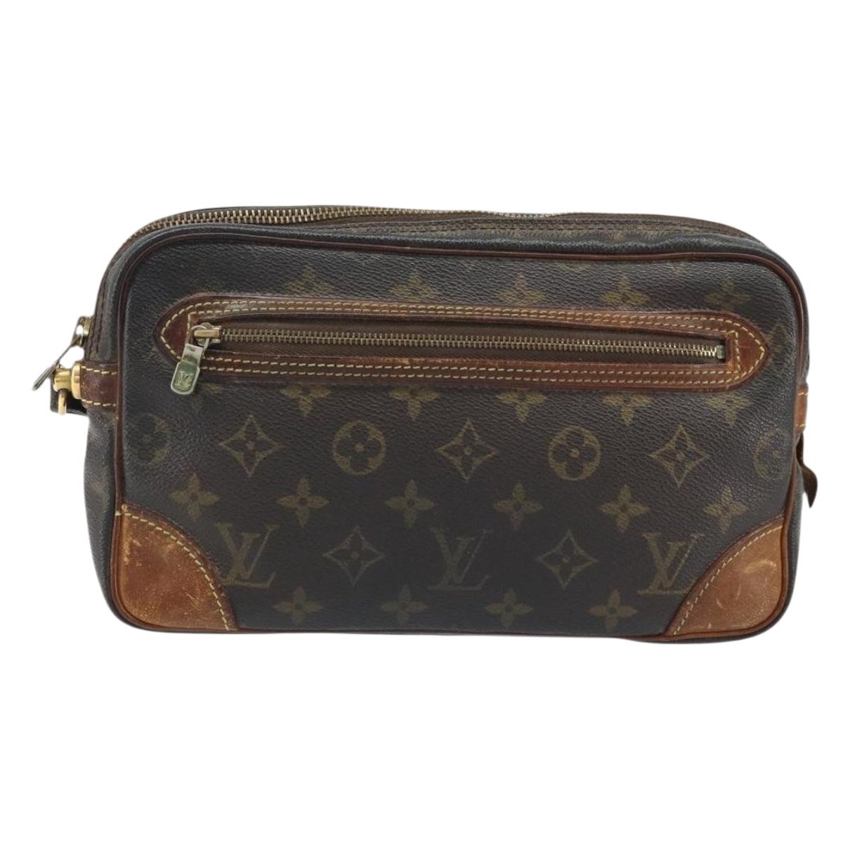 Marly Dragonne leather clutch bag