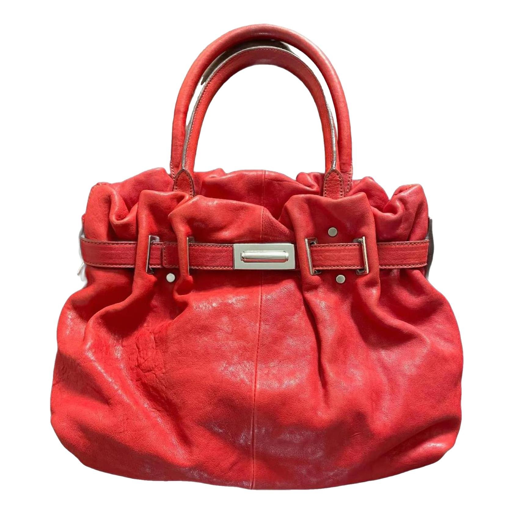 Leather handbag