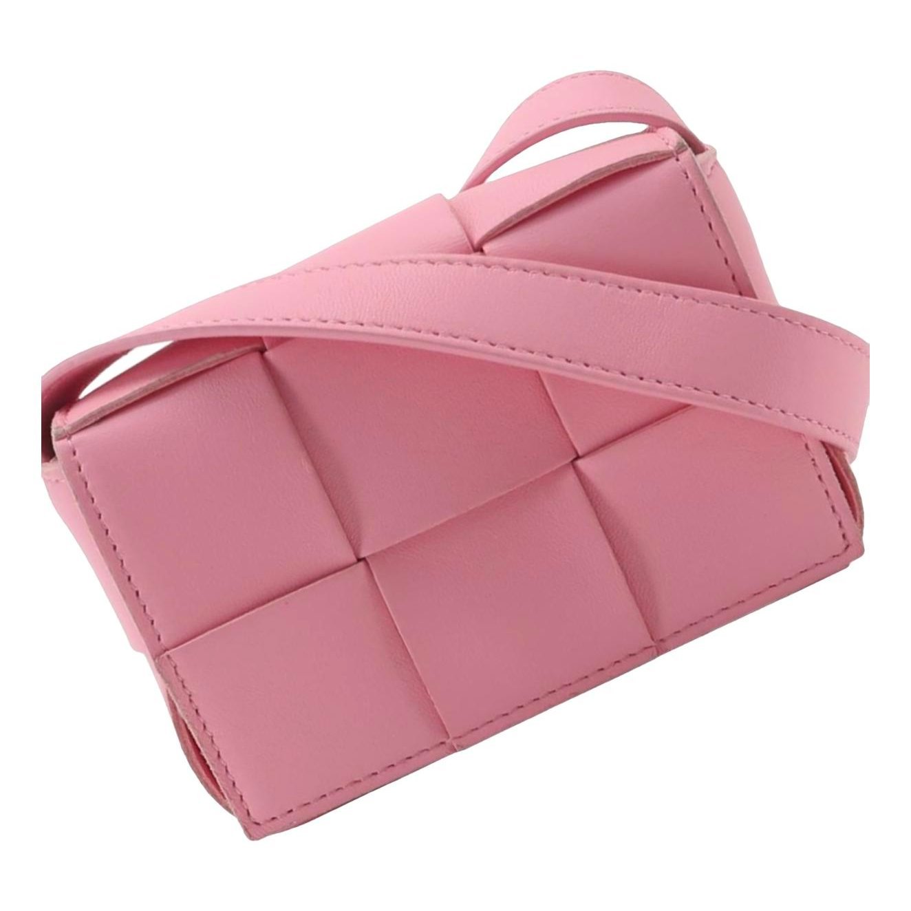 Cassette leather handbag