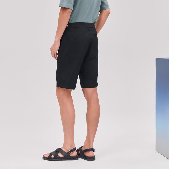 Noir Saint Germain Fitted Shorts