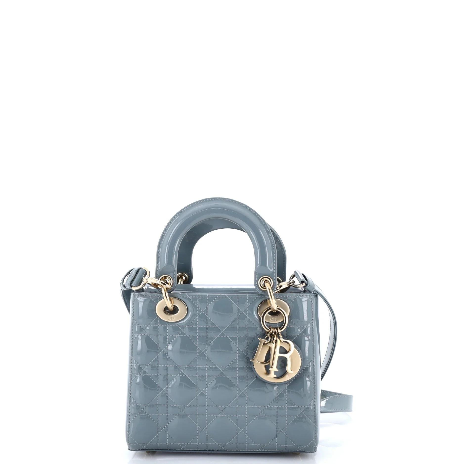 Patent leather handbag