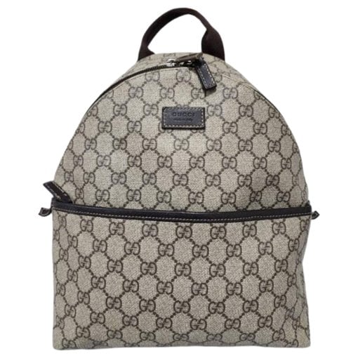 Leather backpack