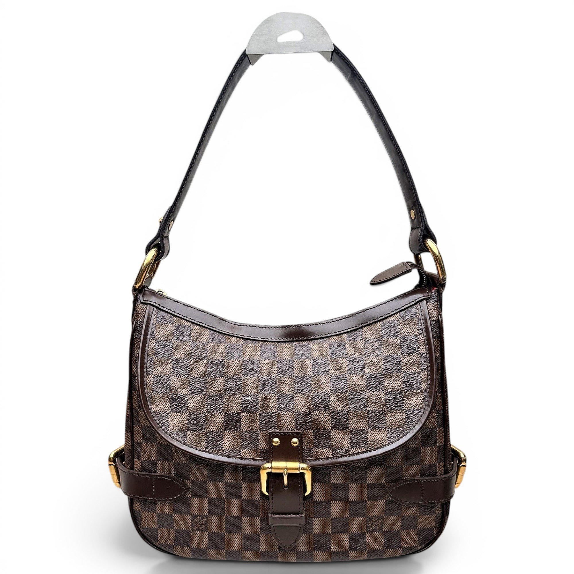 Biface leather handbag