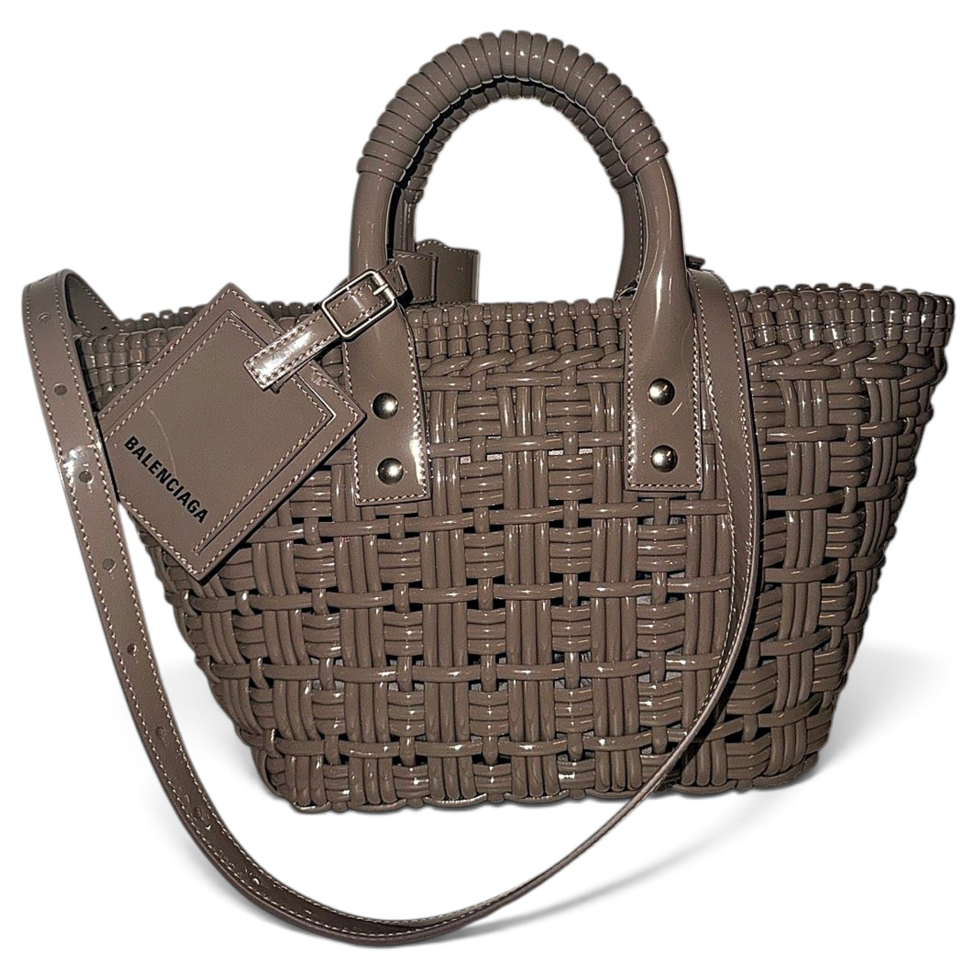 Bistro Panier leather tote