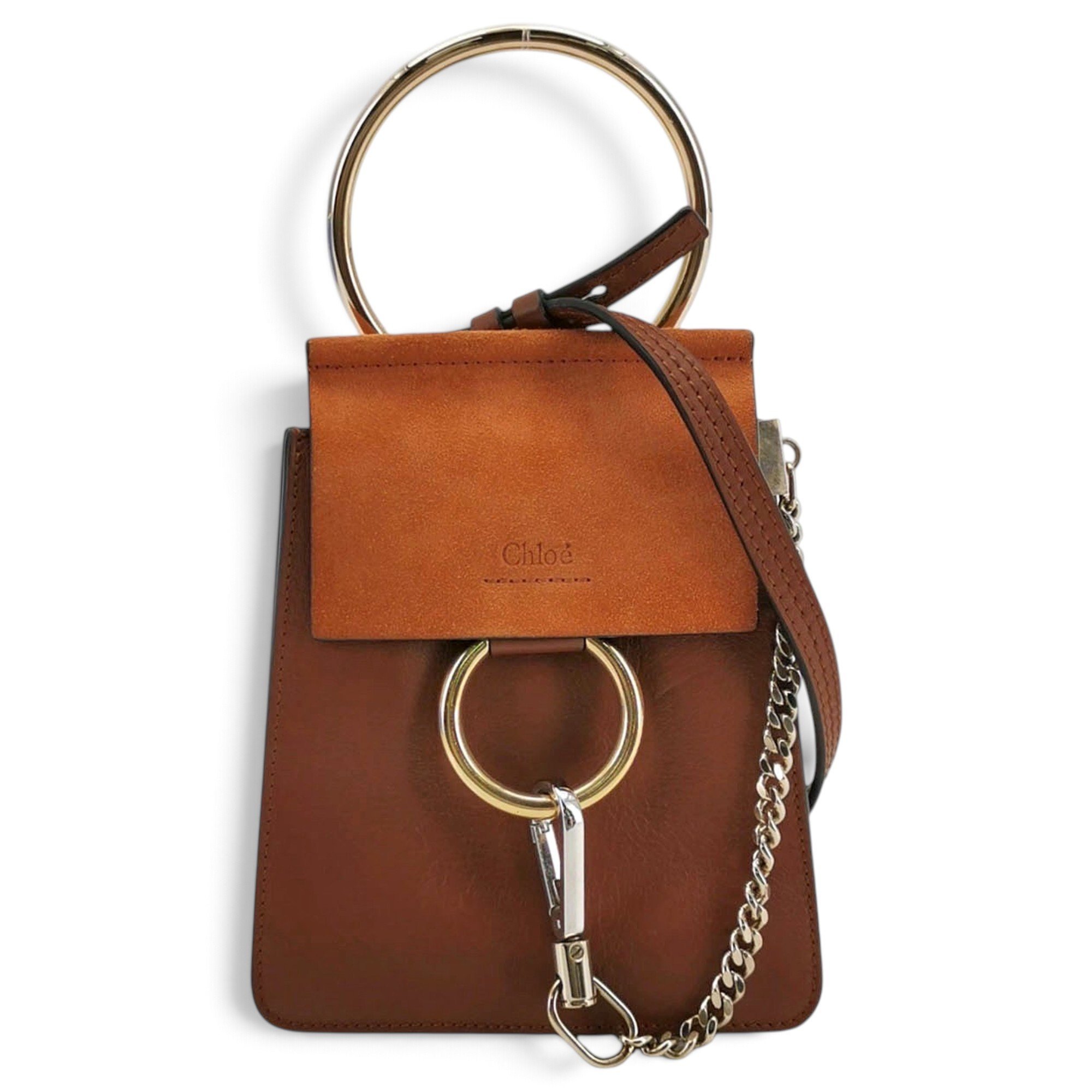 Faye leather handbag