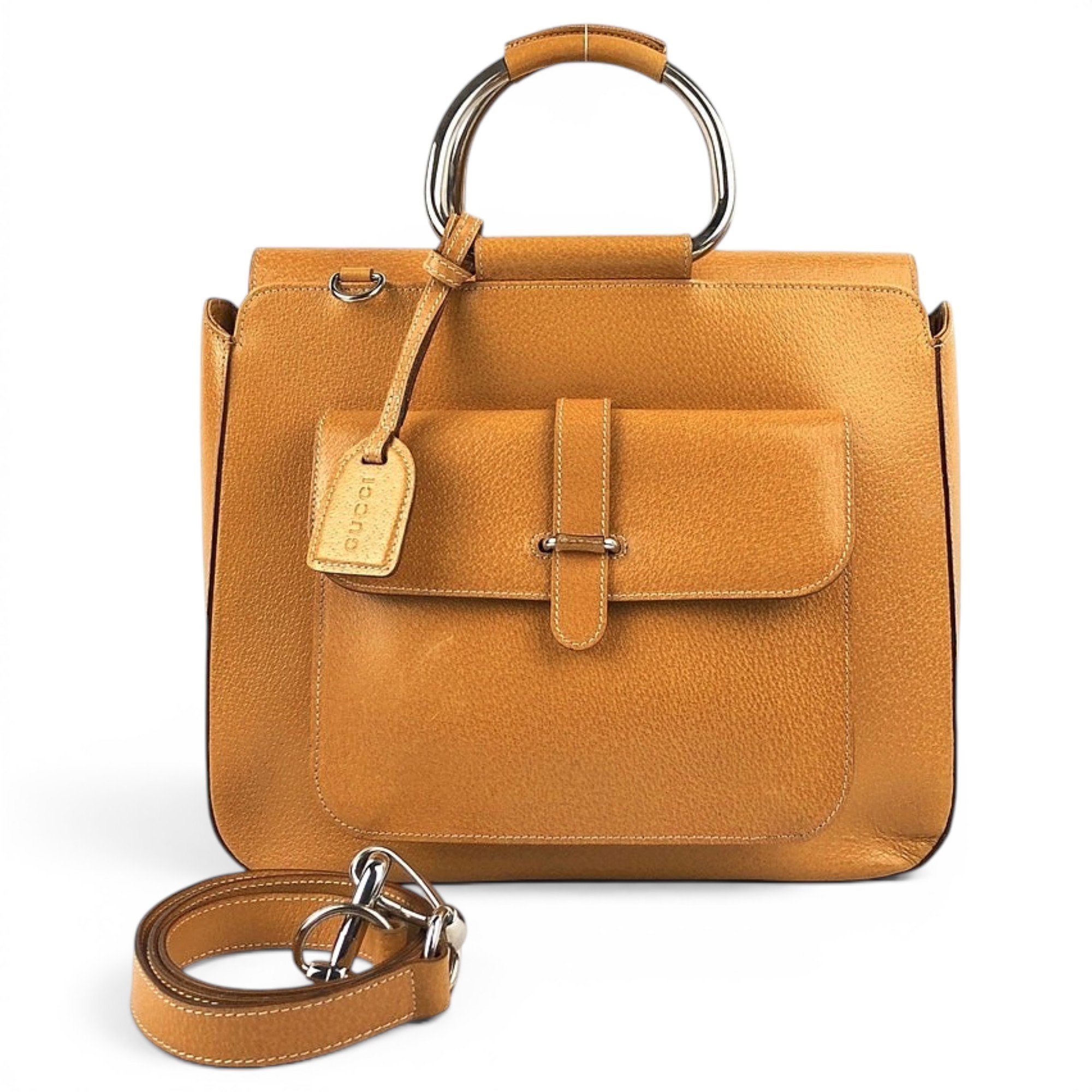 Leather handbag